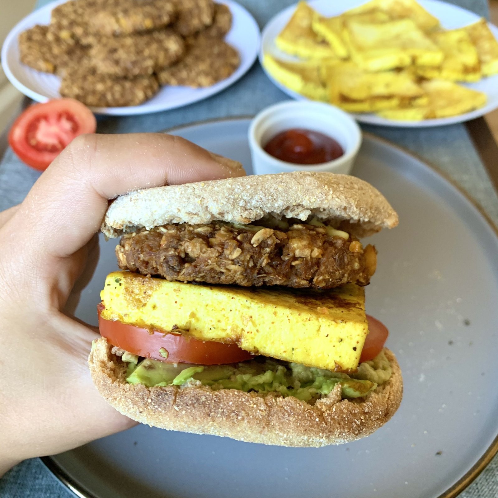 Vegan Breakfast Sandwiches