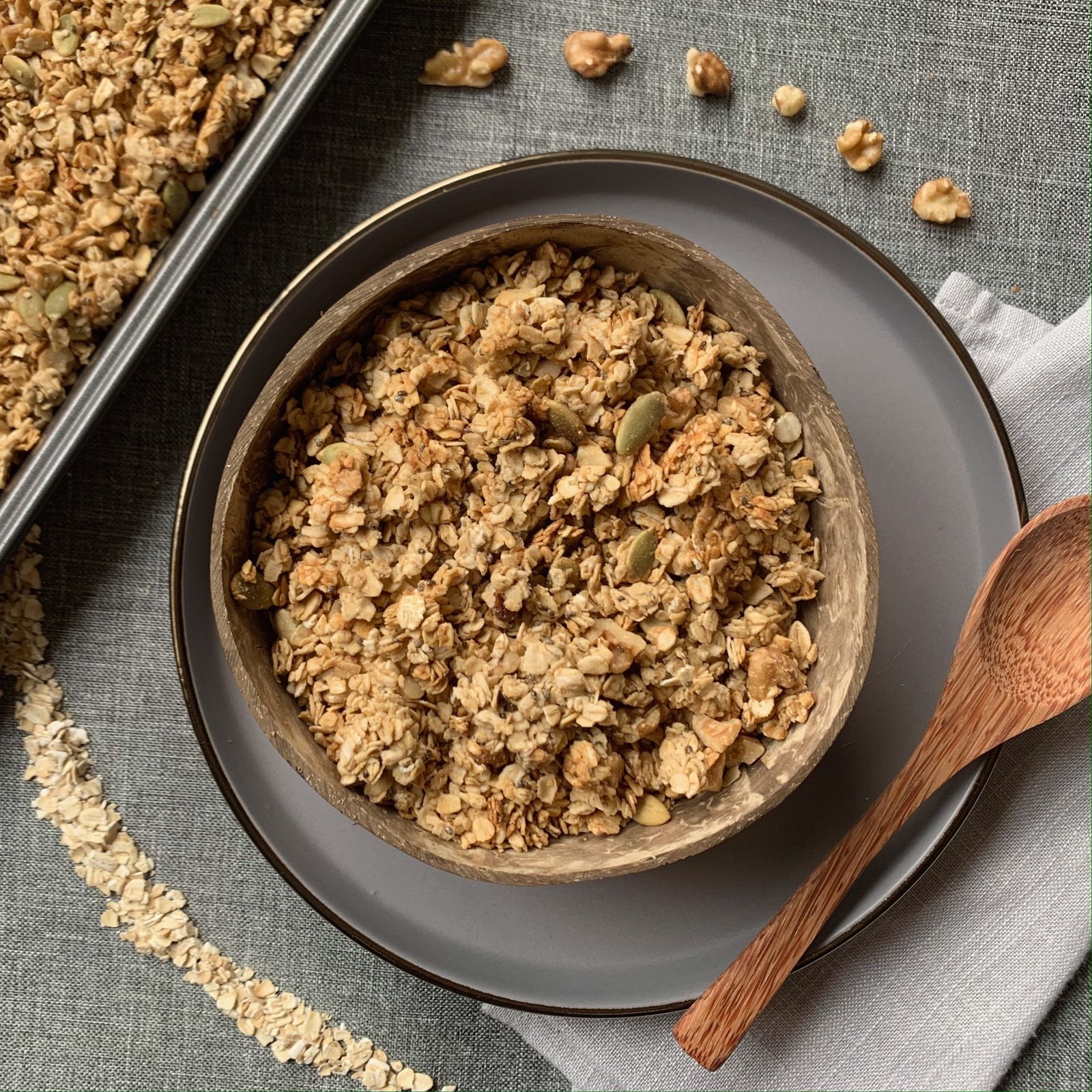 Healthy Cinnamon Spice Granola