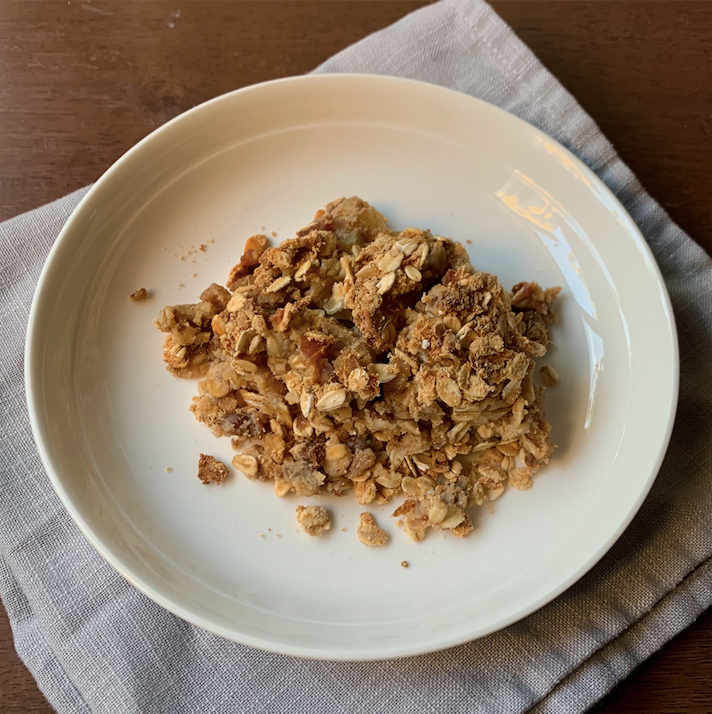 High Protein Apple Crumble